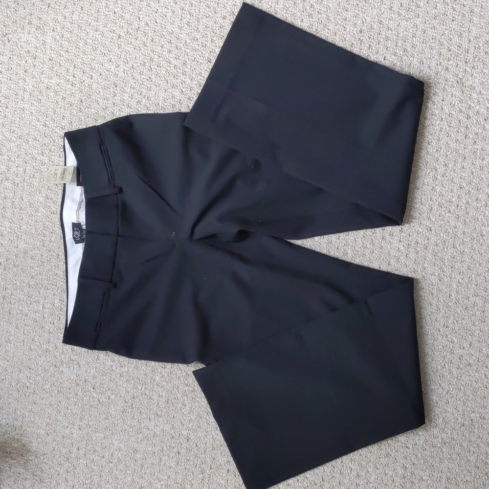 Loft Petite Marissa Trouser, 0P, Black